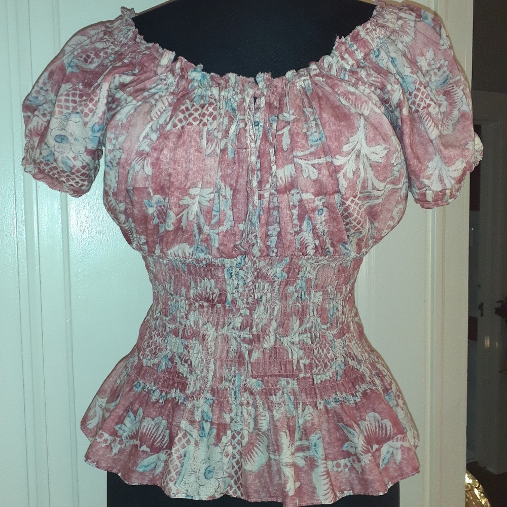 Lauren Jeans Co. Peasant Top
